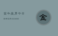 金牛座男今日感情运势(20240624)