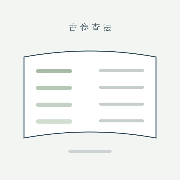 古卷神煞查法册页